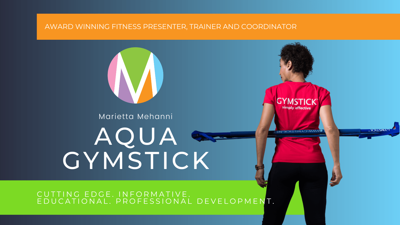 Aqua Gymstick article Marietta Mehanni resistance training water workouts aqua fitness