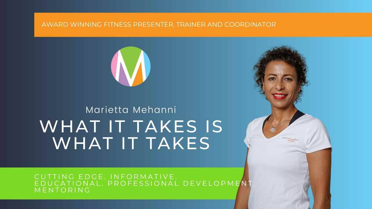 What it takes is what it takes. Pelvic floor safety, Marietta Mehanni, pelvic floor first,