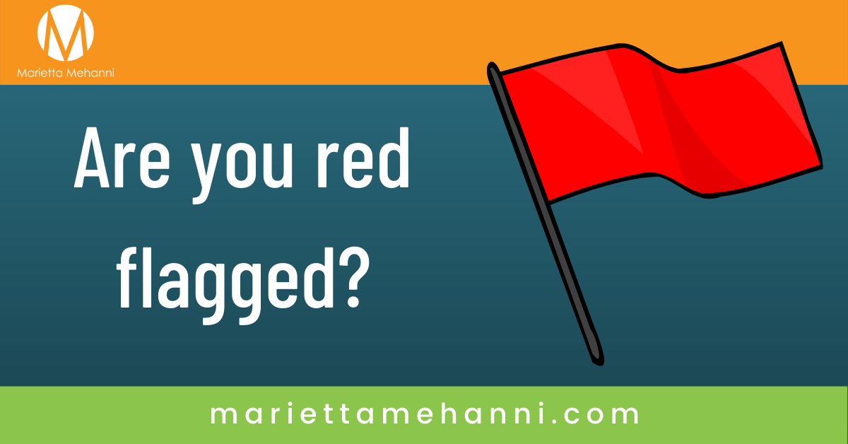 Are you red flagged blog post