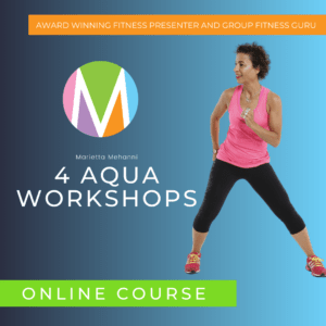 online course 4 aqua workshops marietta mehanni education professional development group fitness personal training informative fitness guru presenter