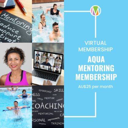 Aqua mentoring membership, Marietta Mehanni, aqua instructor coaching and mentorship program