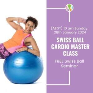 Free Swiss Ball Cardio Master Class, Marietta Mehanni education, group fitness instructors, personal trainers