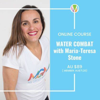 Water Combat with Maria Teresa Stone, Online course for aqua instructors
