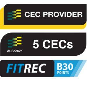 AUSactive CECs and 30 Fitrec points Move to Improve
