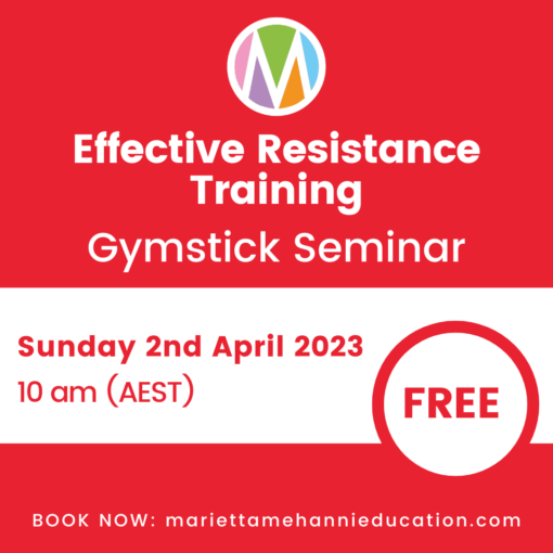 Effective resistance training with gymstick seminar, Marietta Mehanni, group fitness