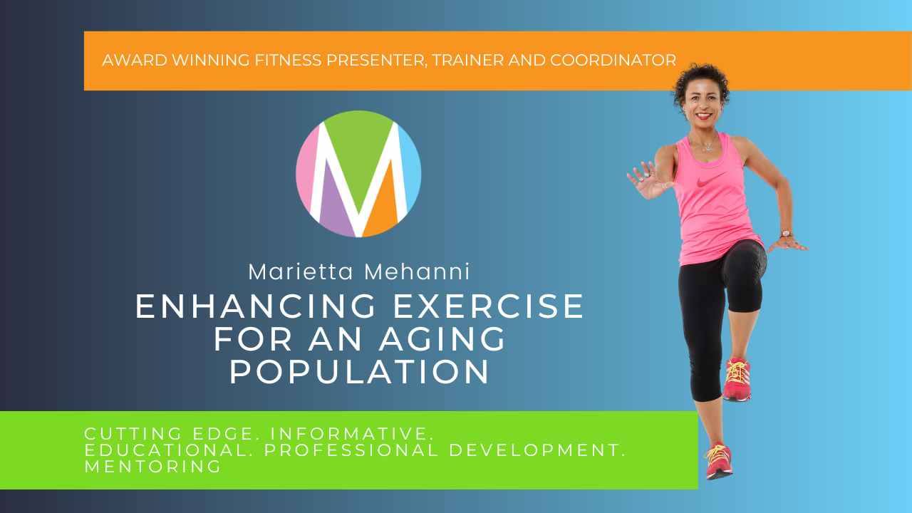 Enhancing Exercise for an Aging Population, marietta mehanni, functional aging, virtual exercise, fitness membership, at fit at home, functional training