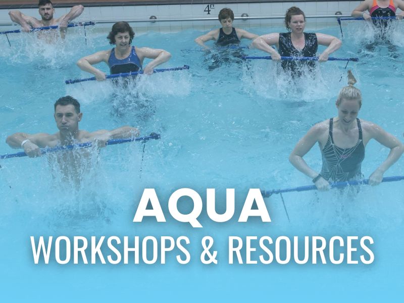 Aqua workshops and resources for fitness professionals